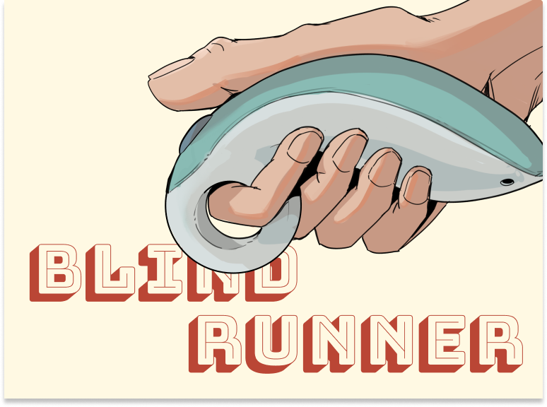 Blind Runner illustrated cover