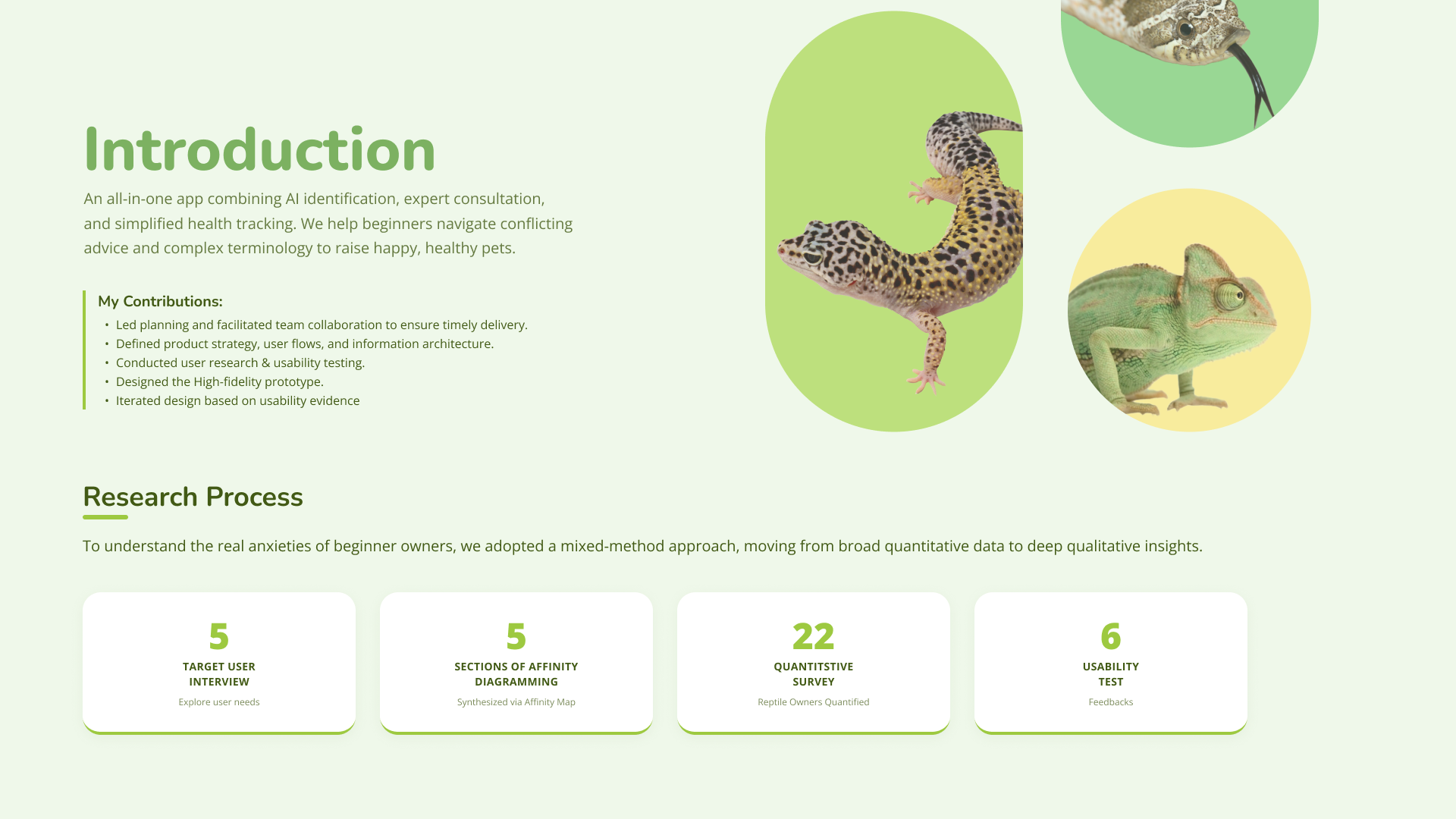 Exotic Pet case study page 1